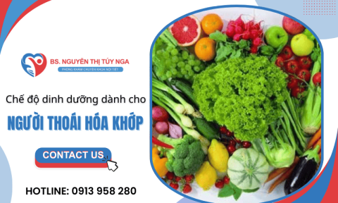 Chế độ dinh dưỡng dành cho người thoái hóa khớp