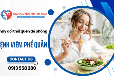 Thay đổi thói quen hàng ngày để phòng tránh viêm phế quản