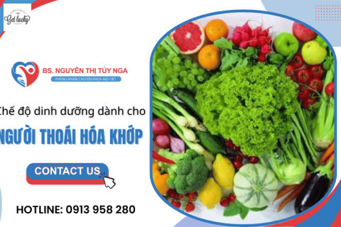 Chế độ dinh dưỡng dành cho người thoái hóa khớp